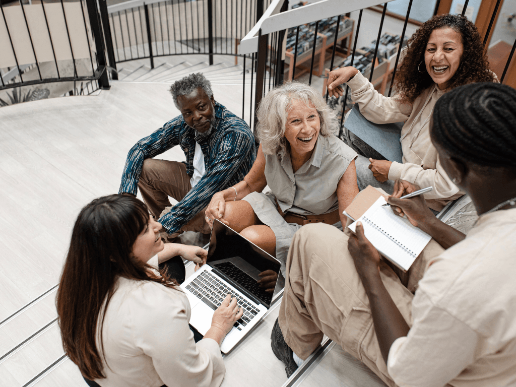 People working together